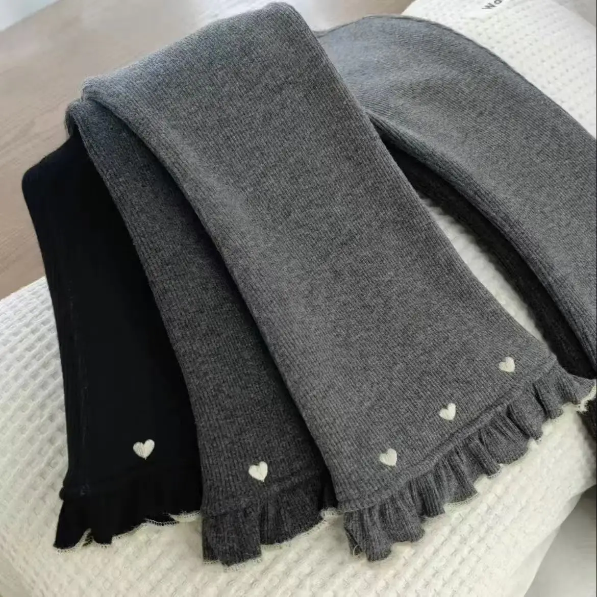 

Girls Bottoming Autumn Winter Flared Children's Padded Slim Baby Outside Warm Long Trousers Tide 80-150CM