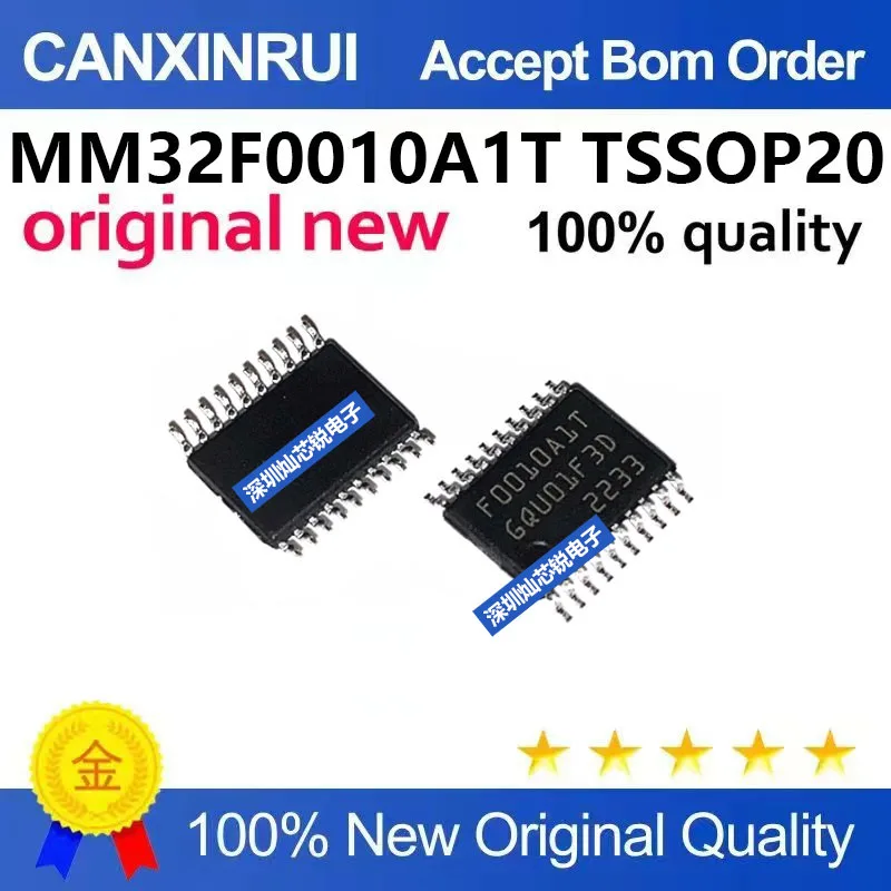 (5-100pieces)Brand new original MM32F0010A1T F0010A1T SMD TSSOP20 microcontroller integrated chip