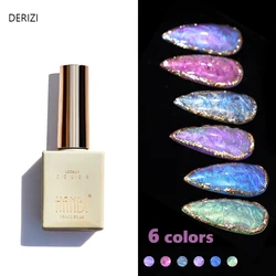 Aurora Glitter Cat Eye Gel Nail Polish Set Semi-Permanent Hybrid Magnet Gel UV LED Cat's Eye Nail Varnishes For Nail Art 15ml