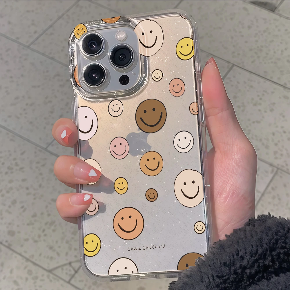 Coque de protection antichoc souple à motifs neutres pour iPhone 17 Air 14 15 16 11 12 13 Pro Max 16E 17E 14 15 16 Plus XR X