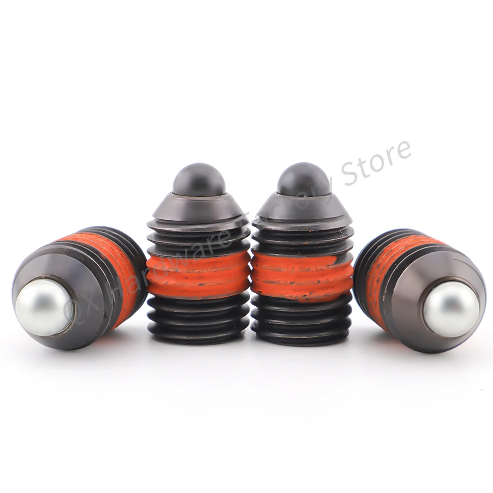 Хорошая цена QX513 Легкая нагрузка Сверхмощная шестиугольная головка Пружинный плунжер из углеродистой стали Короткоходовой пружинный позиционирующий штифт