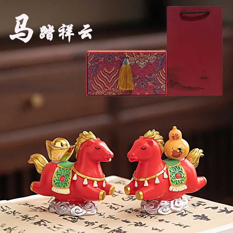 

HYS horse creative gifts business activities store opening housewarming crafts niche souvenir birthday gift