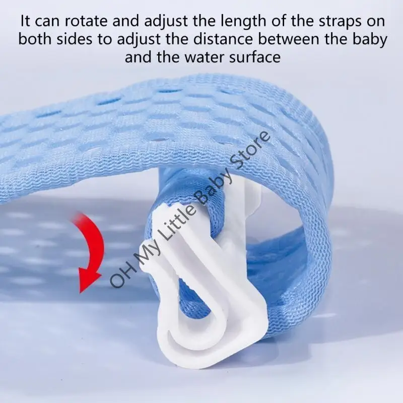 

M76C Сетка для душа для новорожденных, нескользящий детский коврик для ванной, регулируемая длина, подставка для ванны, лежачая