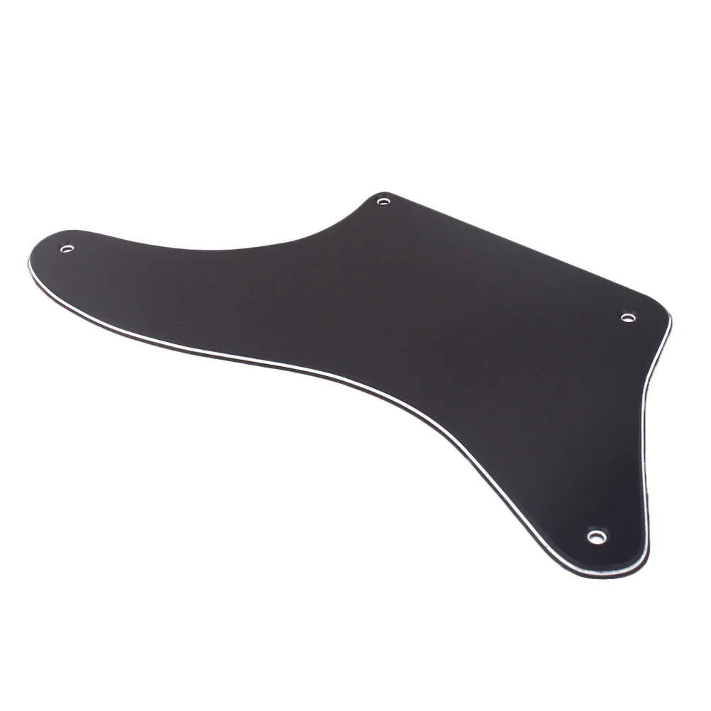 

3 Ply Guitar Pickguard Scratch Plate Tl Bass Black Gq217 DIY Accessories Vintage Guitar Pickguard