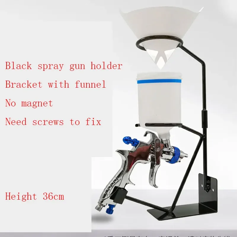 Car Spray Gun Rack Can Be Placed On The Display Rack Fixed Paper Funnel Tool Can Be Used For Nailing The Wall