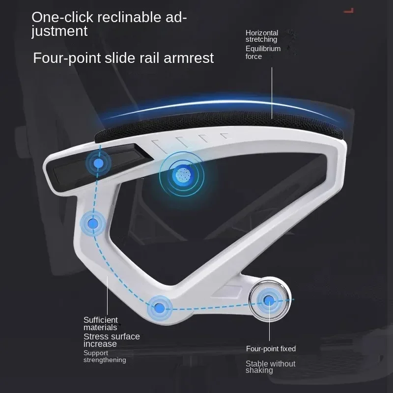 Computer Chair Home Computer Sofa Chair Comfortable and Sedentary Office Chair Anchor Bedroom Desk
