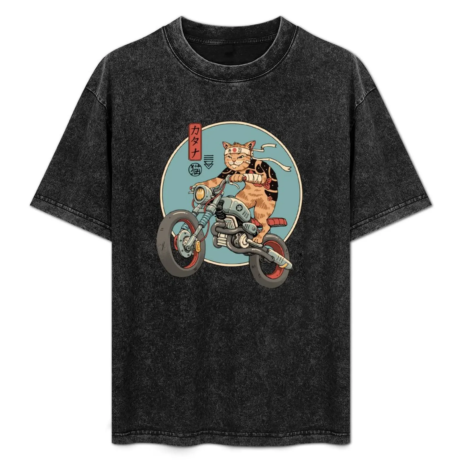 Camiseta Catana para motocicleta, ropa de trabajo, camiseta ligera