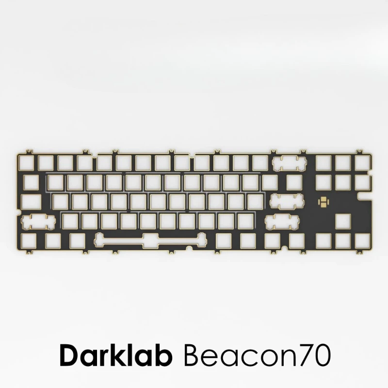 Darklab Beacon70 Keyboard Positioning Board Customization PC PP FR4 Aluminum E-sports Game Mechanical Keyboard Accessories Gifts