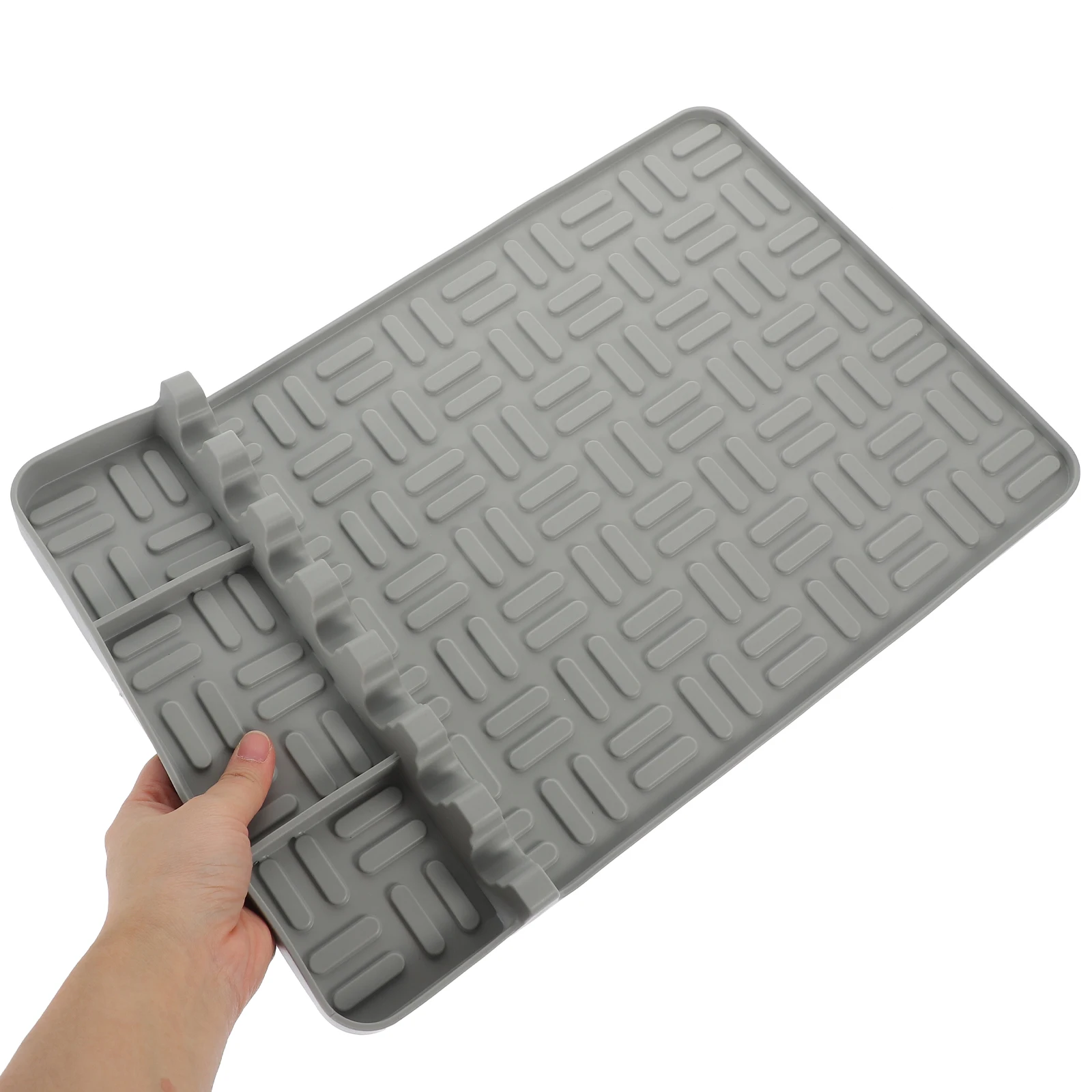 

Silicone Griddle Tools Grill Side Shelf Organizer Bbq Tools Storage Mat Heat Resistant Kitchen Countertop Mat Hanging Hole