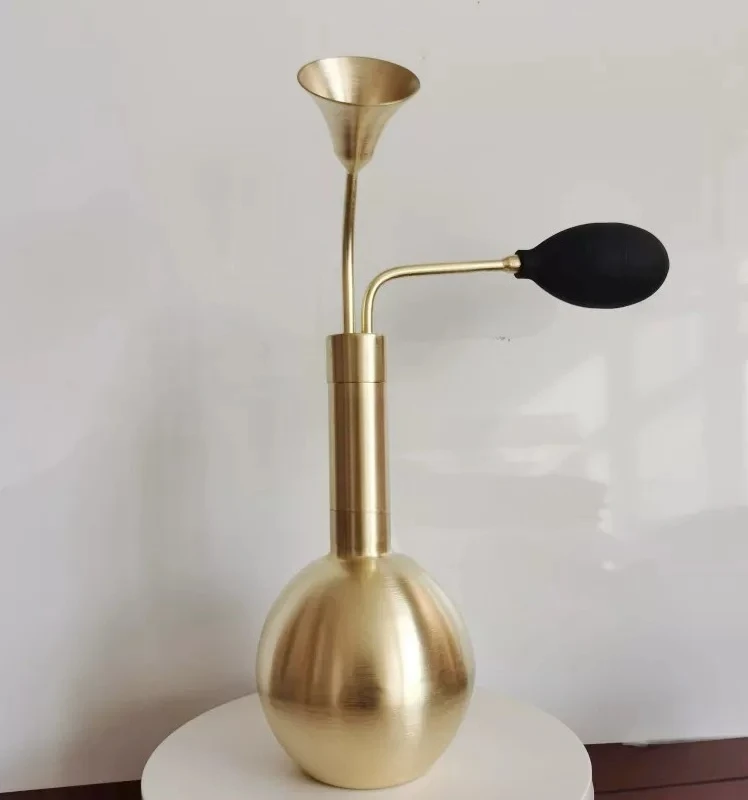 Copper smelling bottle Copper funnel smelling device Smelling instrument Perfume  coffee beans