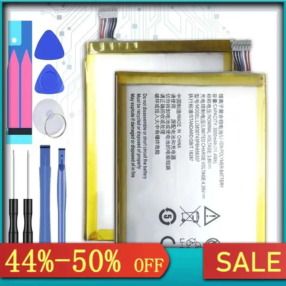 

Ли3830т43п6х 856337 Аккумулятор для ZTE Blade X9 G719C N939st Qingyang 3/S6 Lux Q7/-C, V5 Pro, V5pro, N939SC, N939SD, 3000 мАч