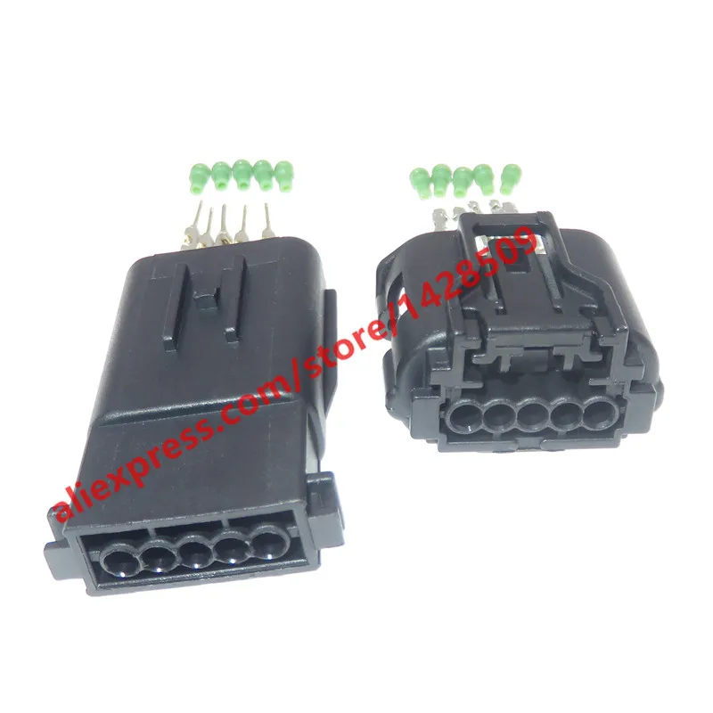 1Set 12292 6189-1046 5 Pin Female And Male TS Series MAF Sensor Connector Air Flow Meter Plug For Sumitomo Toyota