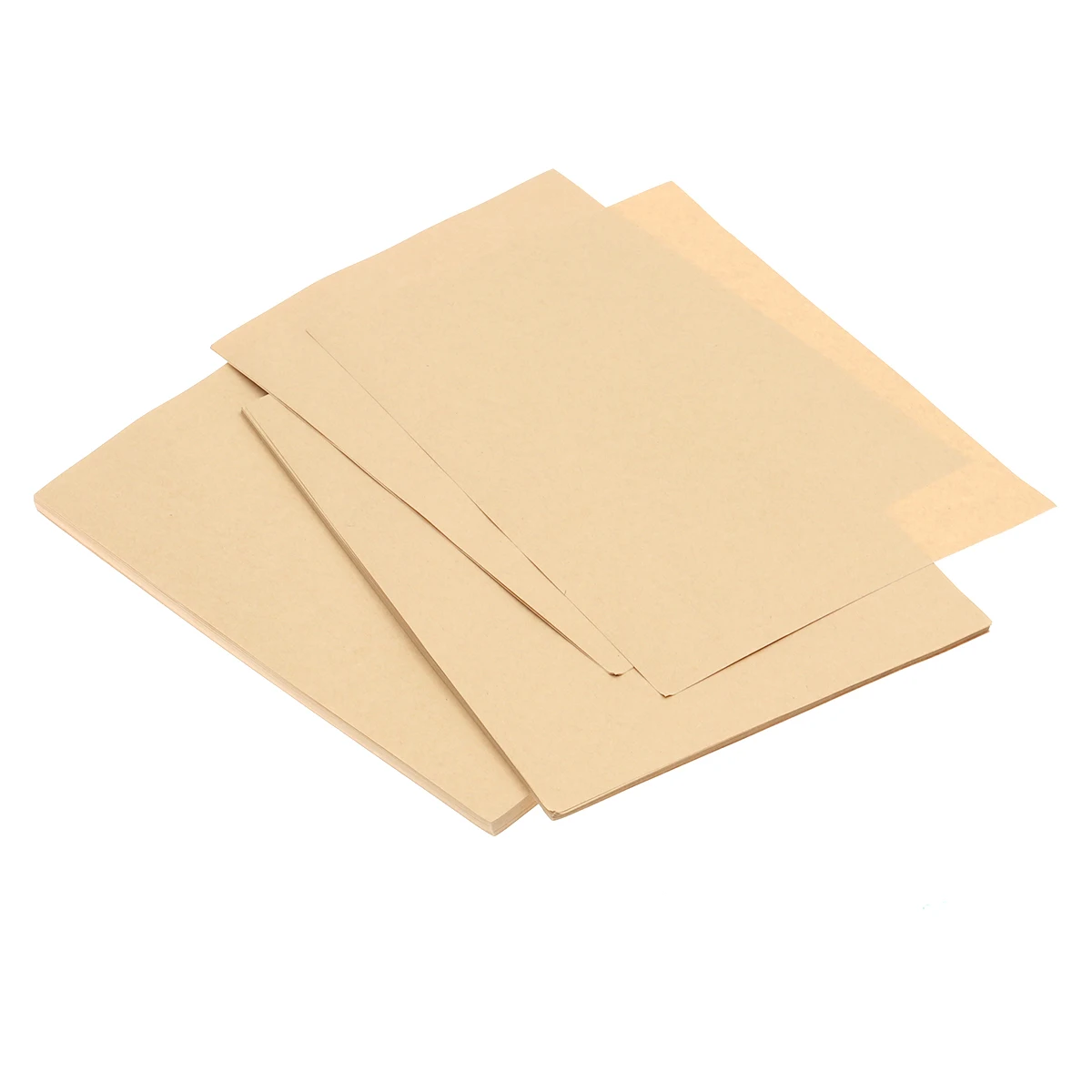 

100 Sheets Blank Writing Paper Vintage Kraft Stationery A5 Envelopes Aged for Printing Beige Handmade Child