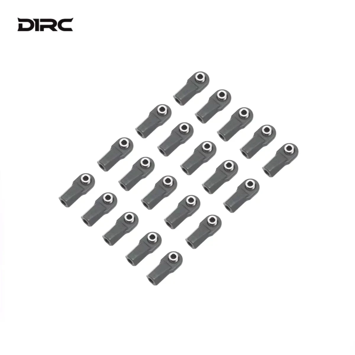 D1RC 1/10 RC Crawler Suspension Upgrade Kit for SCX10 TRX4 Chassis Link Ball Ends, Straight & Angled Threaded Rod Ends