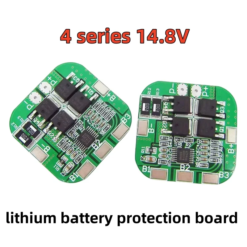 4 series 14.8V lithium battery protection board 18650 16.8V overcharge over discharge short circuit protection 20A current