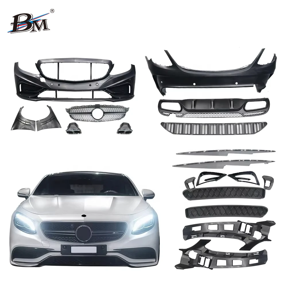 Car Accessories Car Parts Car Bumpers CARSON Style PP Plastic BUMPER For BENZ C Class W205