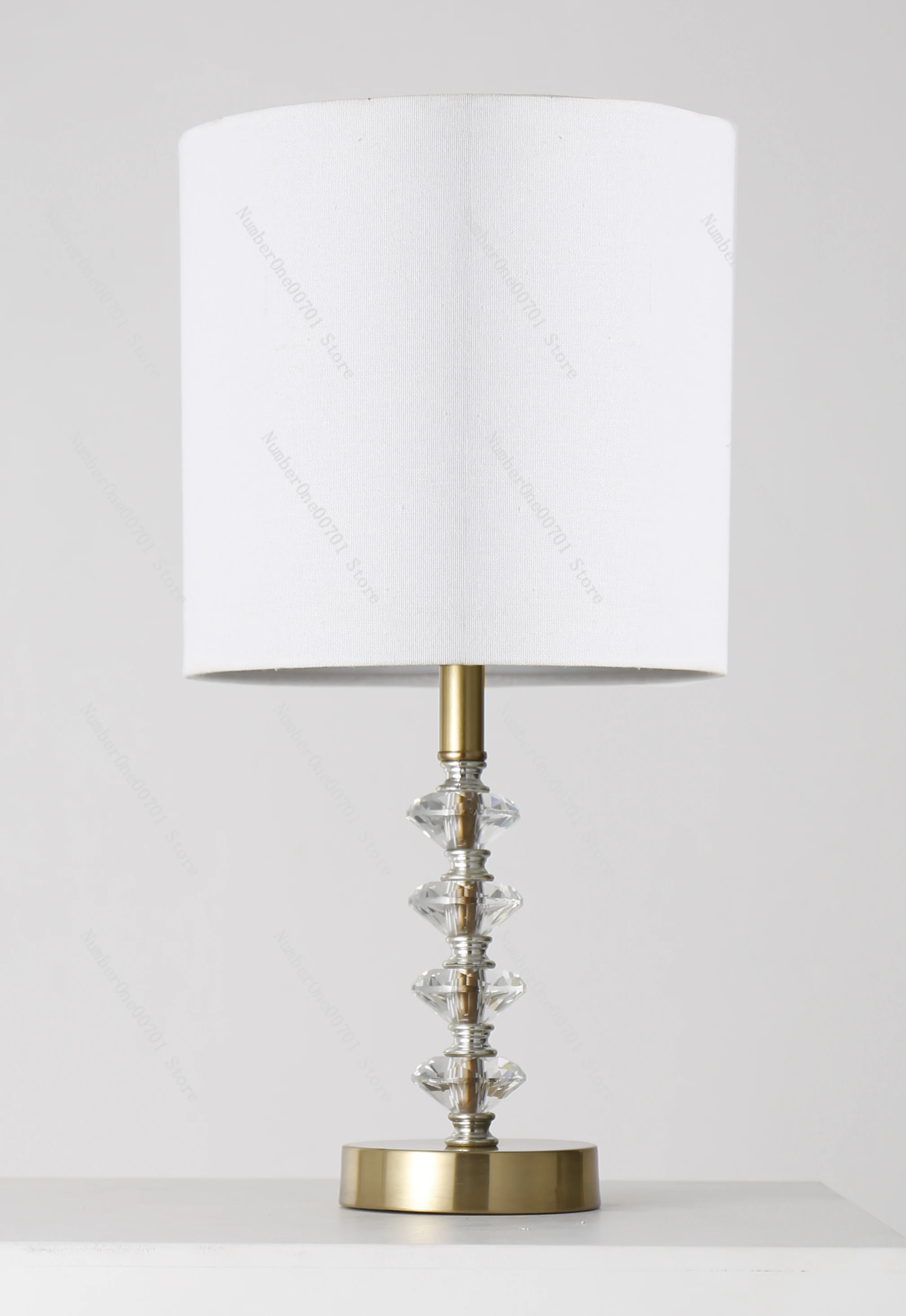 مصباح طاولة كريستال بسيط، مصباح طاولة كريستالي، مصباح طاولة