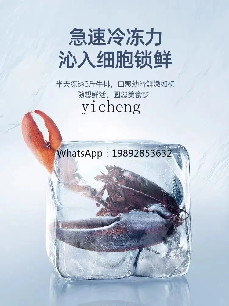 AA ZK ثلاجة صغيرة منزلية درج صغير ثلاجة الطفل الحليب المجمد الفريزر العمودي باب جانبي ثلاجة صغيرة مجمدة كاملة #4