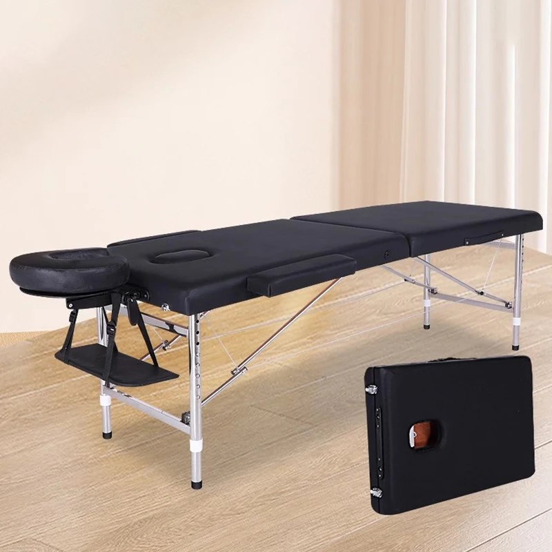 

Profesional Foldable Massage Table Open Section Design Rustic Premium Massage Bed Beauty Adult Table Pliante Lounges Furniture