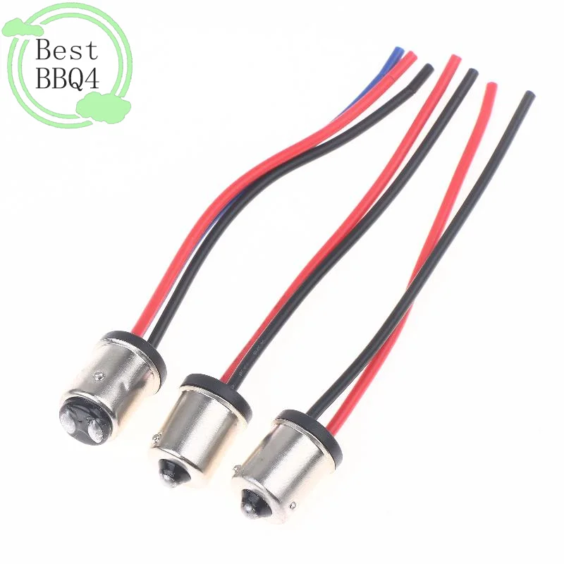(BBQ4)2Pcs Auto Lamp Socket For 1156 1157 Car Led Turn Signal Light Male Base Plug Connector Car LED Lamp Adapter