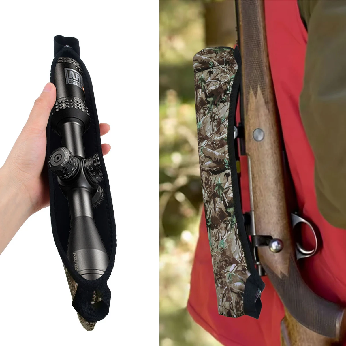 

Чехол для прицела снайпера, 1 шт., для охоты на открытом воздухе, пылезащитный, из камуфляжной ткани, для прицелов длиной 10 дюймов