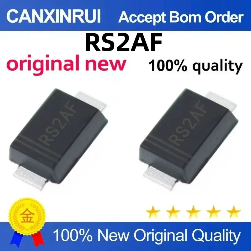 

(5-100 pieces)Brand new original RS2AF fast recovery/high-efficiency diode DO-214AD