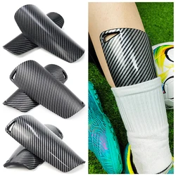 New Ultralight Carbon Fiber Football Shin Holder Shin Pads Leg Guard Soccer Shin Pads Sportswear Protective Leg Protector Unisex