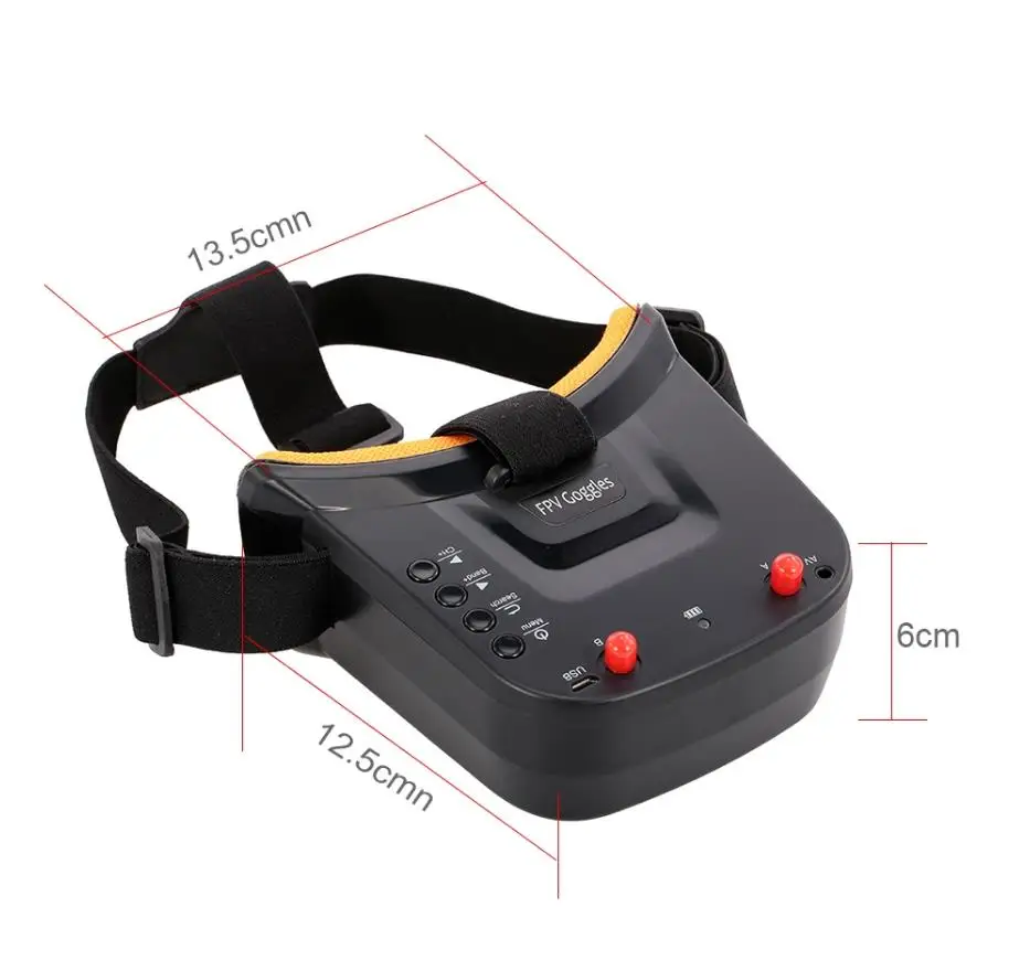 

Очки FPV VR009, 3,0 дюйма, 480*320, ЖК-экран, 5,8G, 40 каналов, двойные антенны с автоматическим поиском, встроенный аккумулятор для радиоуправляемых квадрокоптеров, дронов