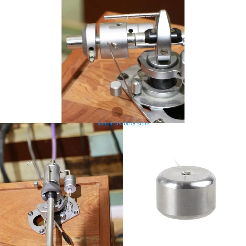 B95C 2 Vinyl Record Analogue Studio Anti-Skate Turntable Weight with Nylon Line