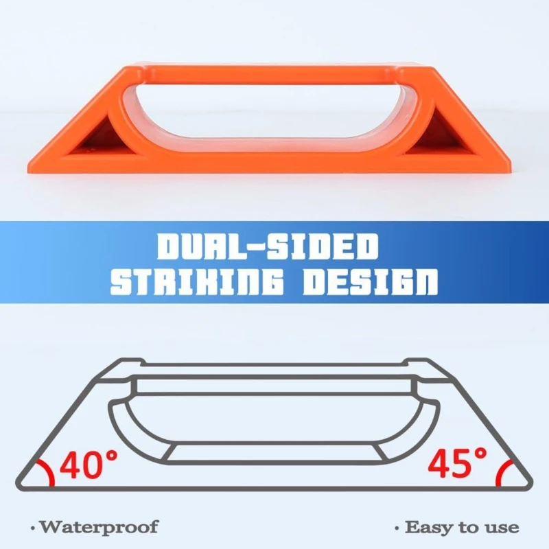 Flooring Board Repositioning Tool with Washable Adhesive Pad and Dedicated Handhold, Plastic Repair Block for Indoor D0LD