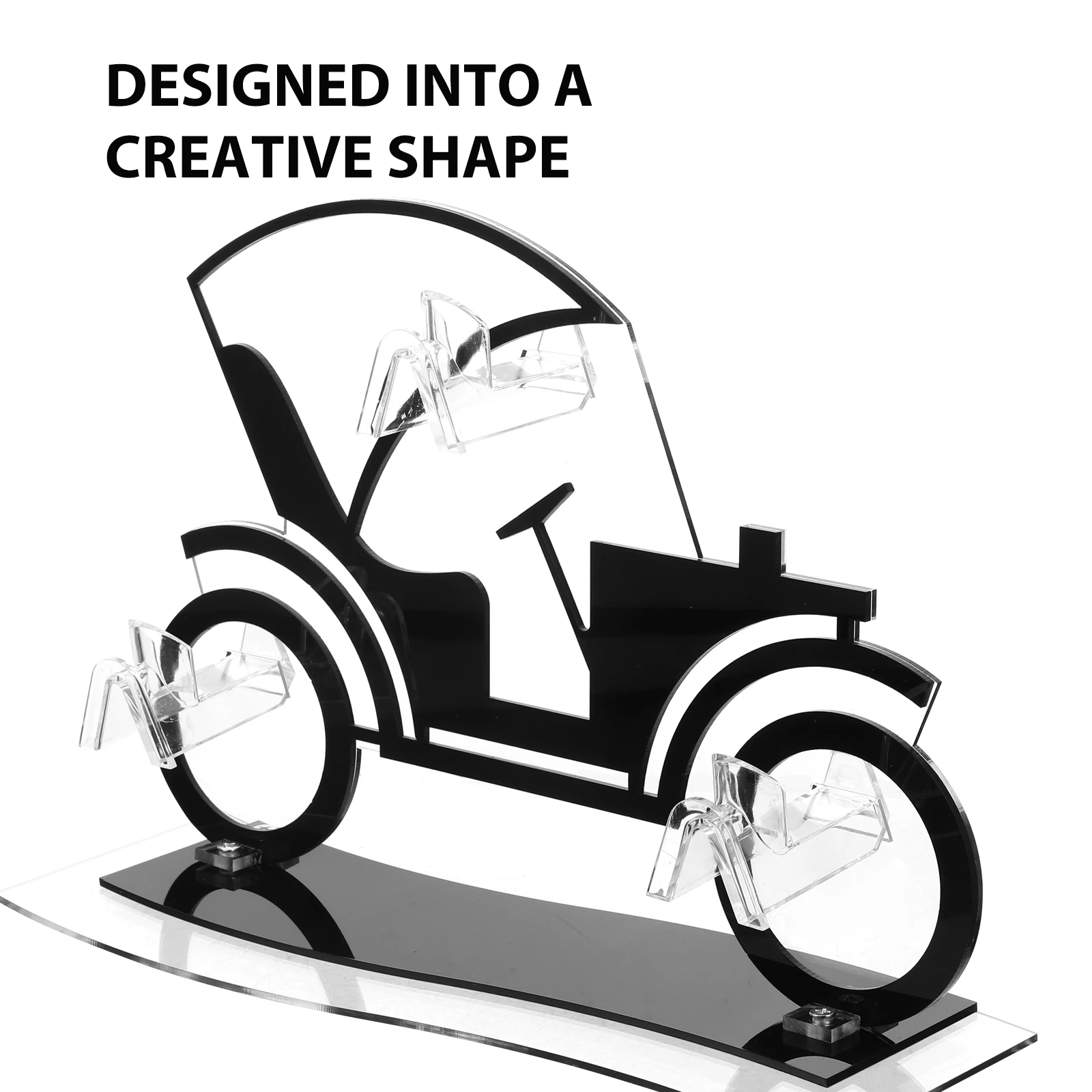 

Vintage Car Shaped Acrylic Sunglasses Display Stand Eyewear Organizer Rack Glasses Holder Acrylic Eyeglasses Stand Riser