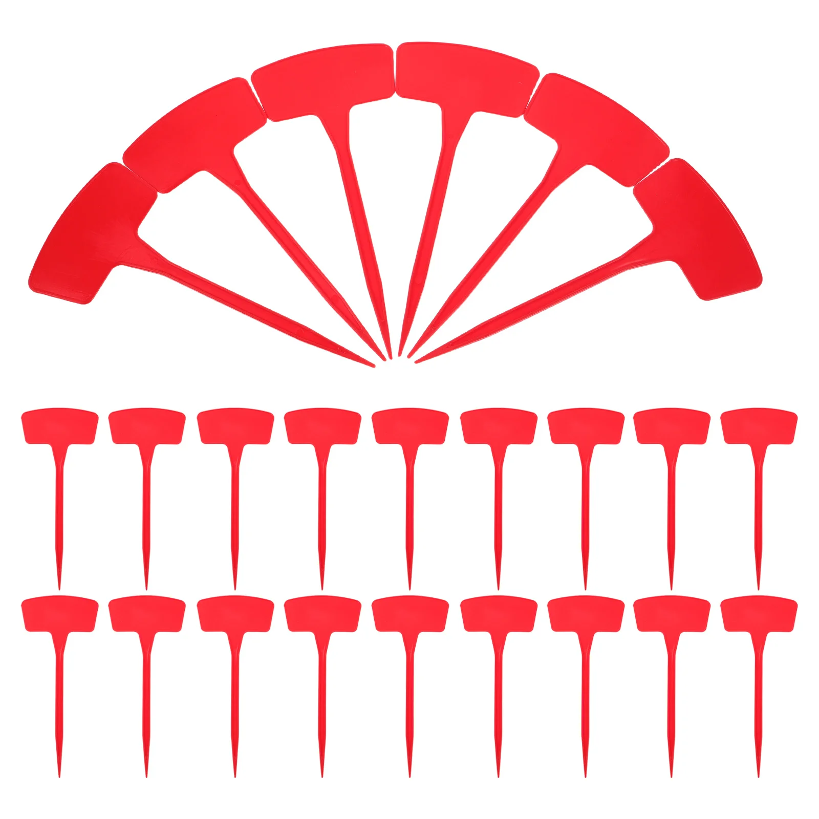 

60pcs Large Plastic Garden Markers 10.4 Inch Waterproof Writable Plant Labels For Vegetables Fruits Flowers Reusable Nursery