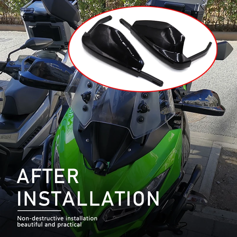 

FOR KAWASAKI VERSYS650 KLE650 Motorcycle Accessories Parts Handlebar Guard Handle Guards Handguard Hand windshield 2015-2022