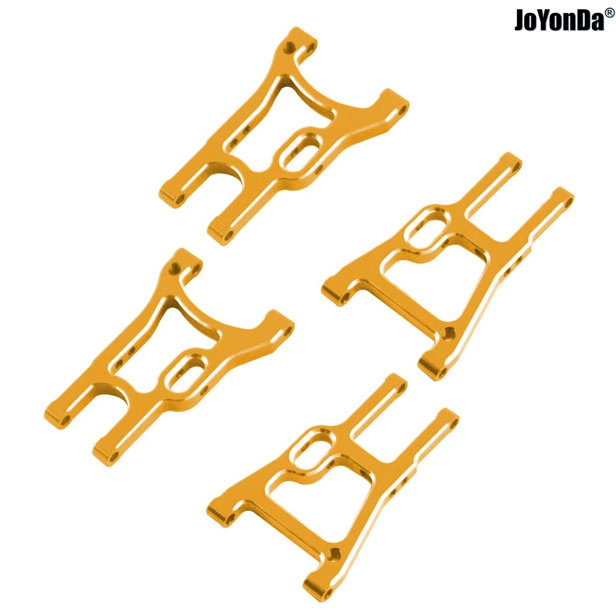 Plástico / Aluminio # 02007 Trasero # 02008 Brazo de suspensión inferior delantero para RC 1/10 HSP 94101 94102 94103 94123