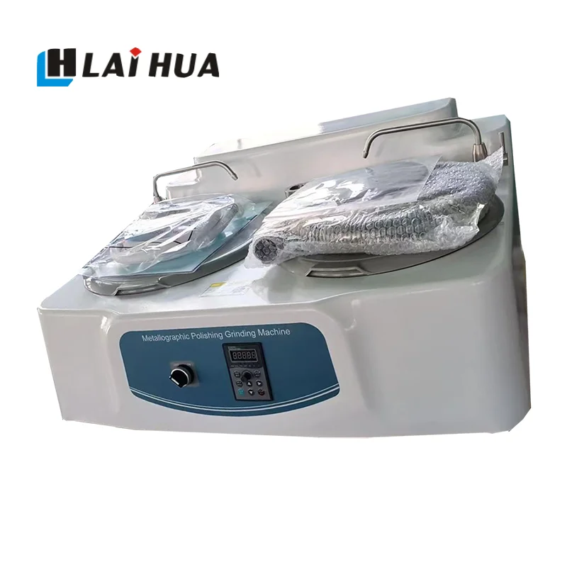 OEM Support MP-2B Stepless Speed Metallographic Sample Preparation 2 Plates Metallography Specimen Grinding Polishing Machine