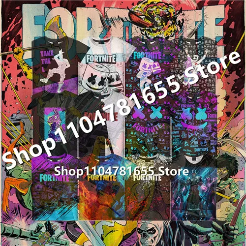 

Christmas Shooting Game 3d T-shirt Tees Streetwear Kids Victory Game Figures Men and Women Harajuku T Shirt Teen Clothes
