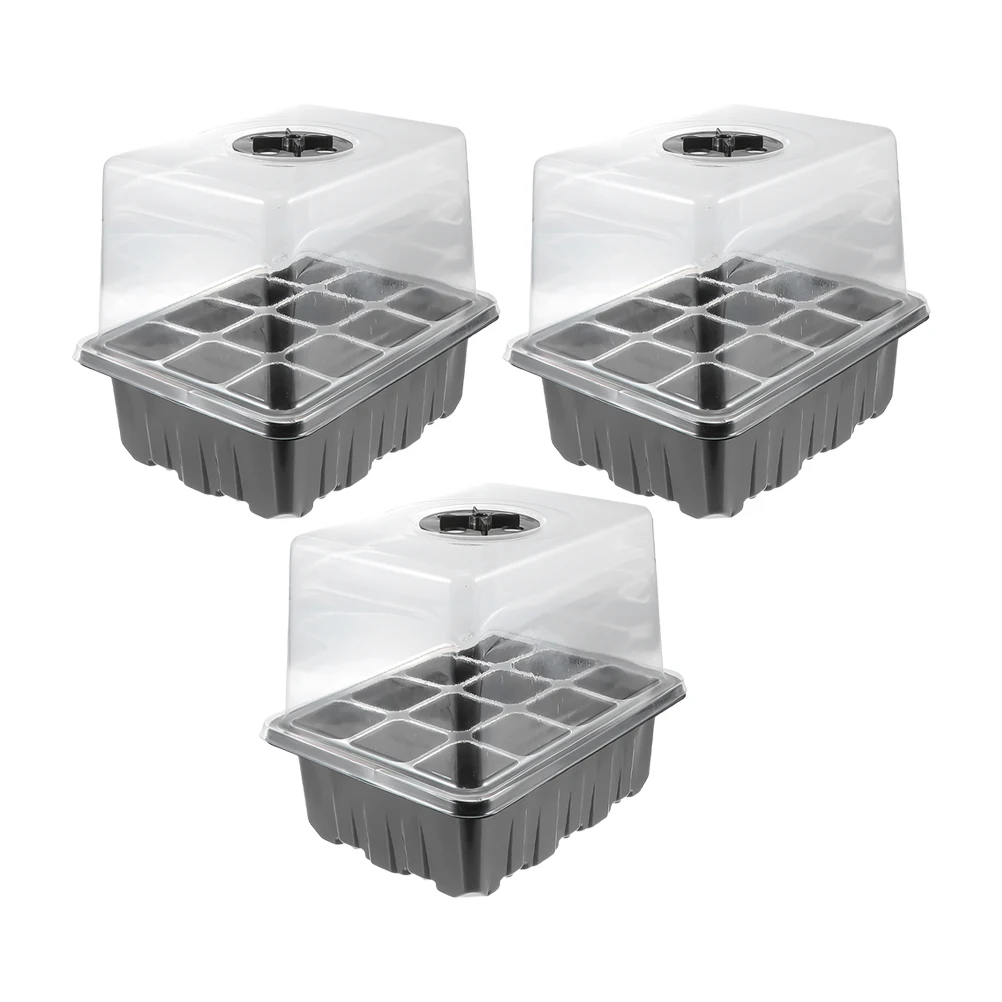 

Seedling Tray Garden Planting Germination Starter Box Moisturizing Growing Air Plastic Trays Durable Corrosion Resistant