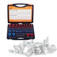 44Pcs Nut and Bolt Thread Checker Bolt and Nut Identifier Tool for Handymen