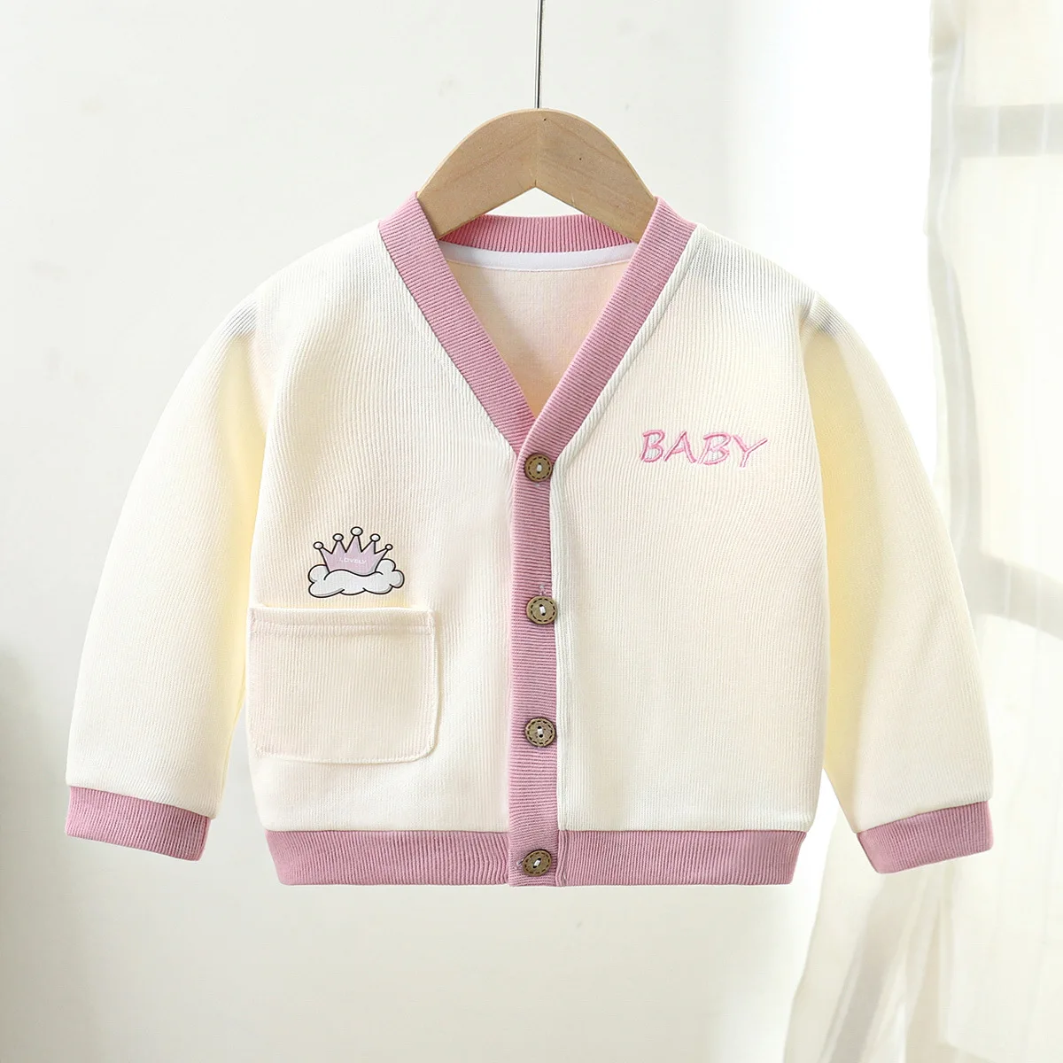New Kids Fall Winter Knitted Cardigan Boys Girls Sweater Jacket Baby Outdoor Casual Top Children Soft Comfy Loungewear Infants