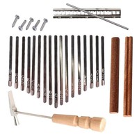 17 Keys Kalimba Thumb Piano DIY Replacement Parts With Keys Bridge Tuning Hammer Accessories Musical Key Enthusiasts