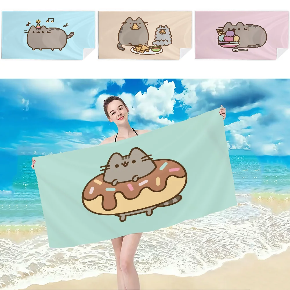 

Kawaii Art Cat Towel Towel Absorbent Quick dry Soft Yoga Swimming Resort Mountain Climbing Towel