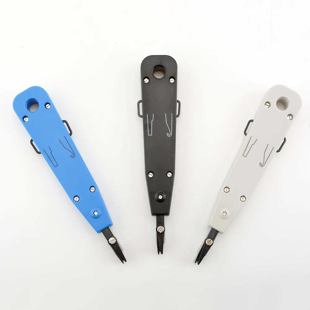 Punch Down Tool 110 Wire Cutter Knife Telecom Pliers For Rj45 Keystone Jack Network Cable Telephone Module Patch Panel