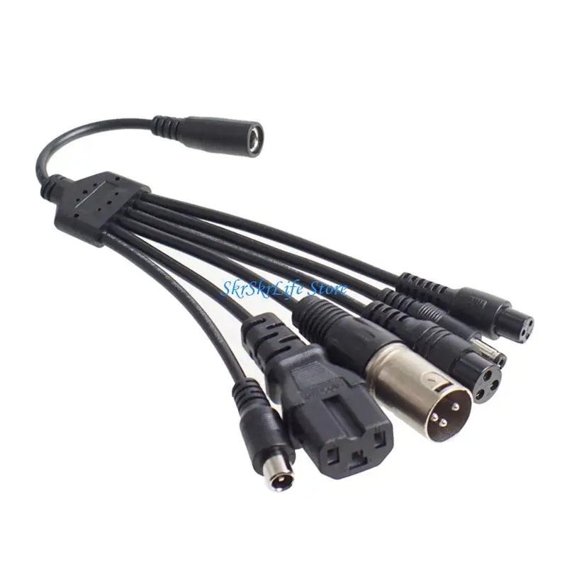 E65E 6 Channel Power Extension Cord With Safe Charging Technology For Smartphones