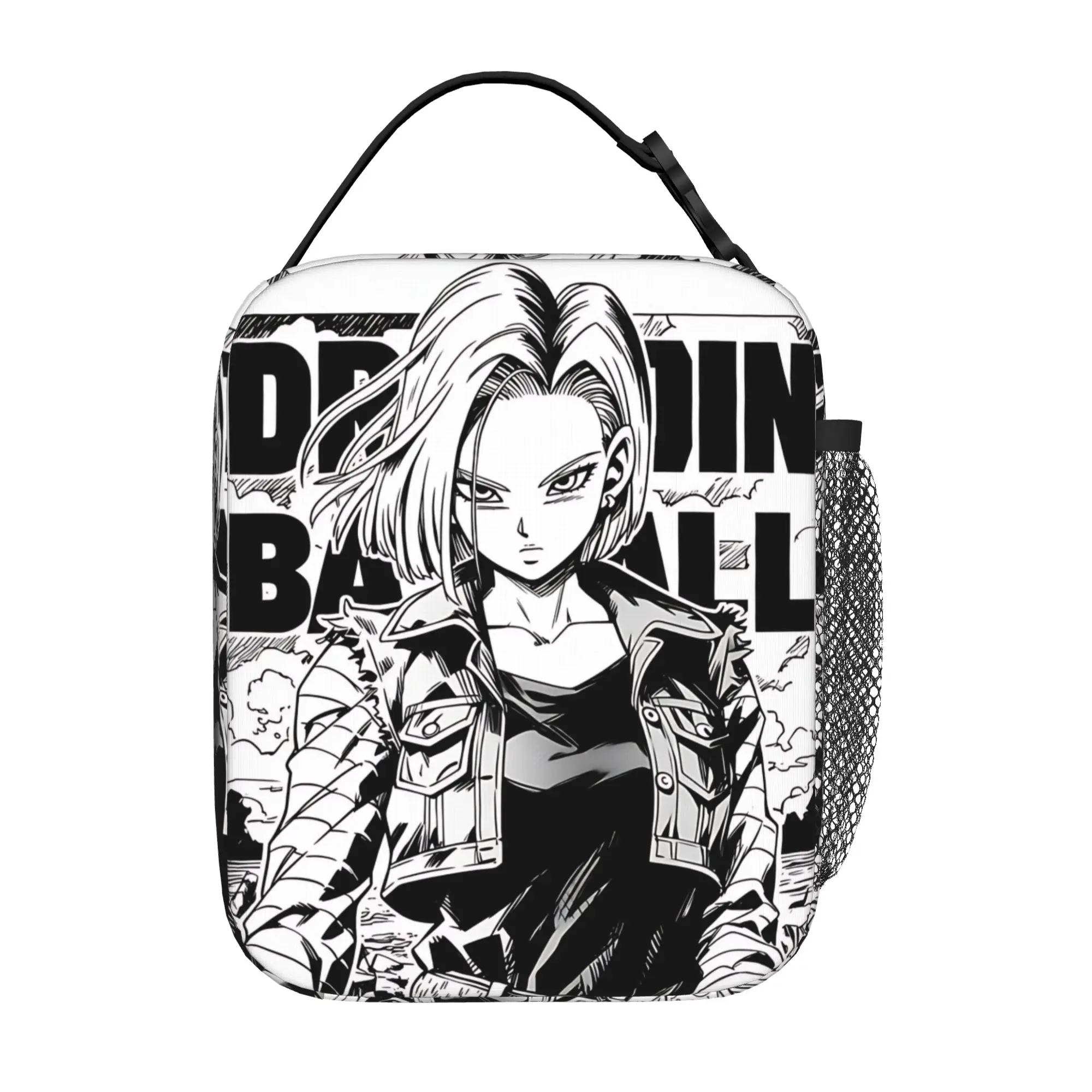 Dragon Ball manga style Insulated Lunch Bag Meal Pack Rice Bag  bolsa Student Bento Lunch Handbag Insulation