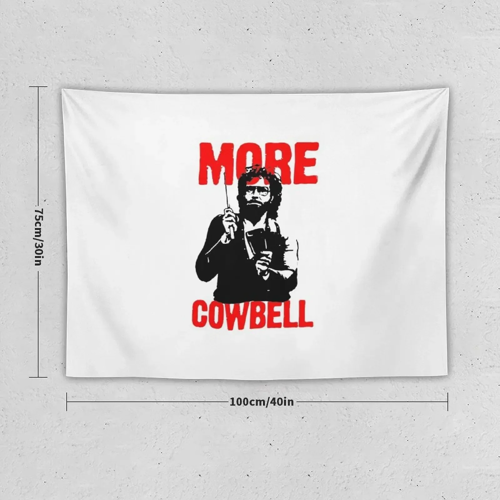 More Cowbell Tapestry Decoration Wall Wall Coverings Tapestry