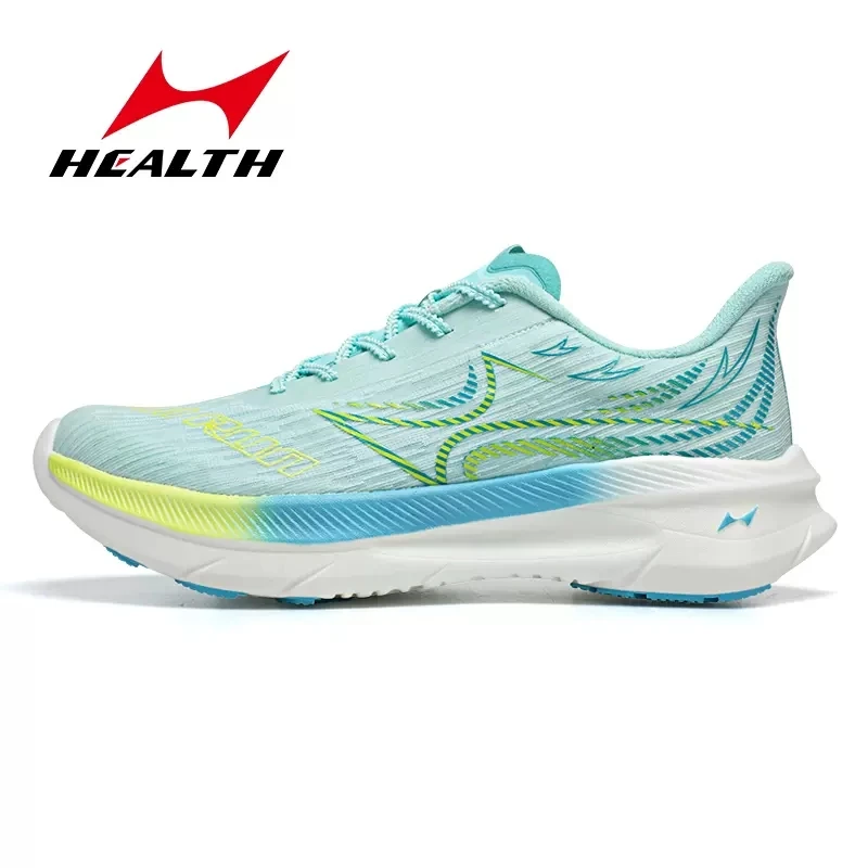 Health Men Carbon Plate Professional Marathon Shoes Breathable Ultra Light  Kilometer Race Running Jogging Sneakers