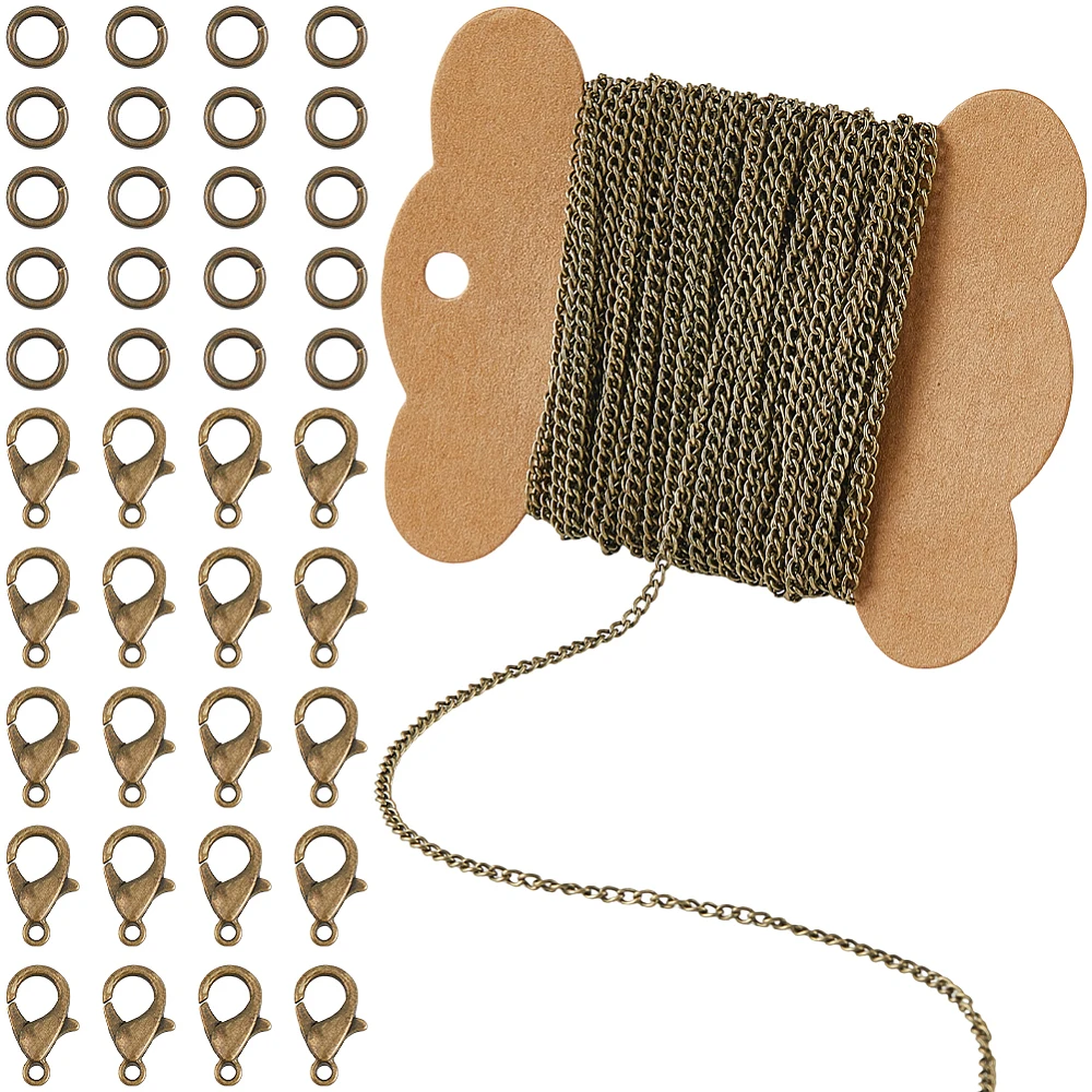 Chain Roll Cable - 32.8 Kaki/10M Rantai Kalung Curb Chain