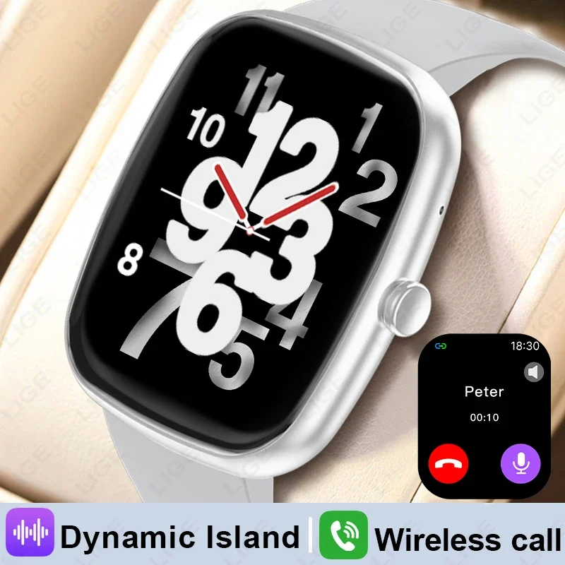 

New Smart Watch Women 1.83inch HD Screen Health Monitor Watches Men Waterproof Sports Fitness Smartwatch Reloj Inteligente Mujer