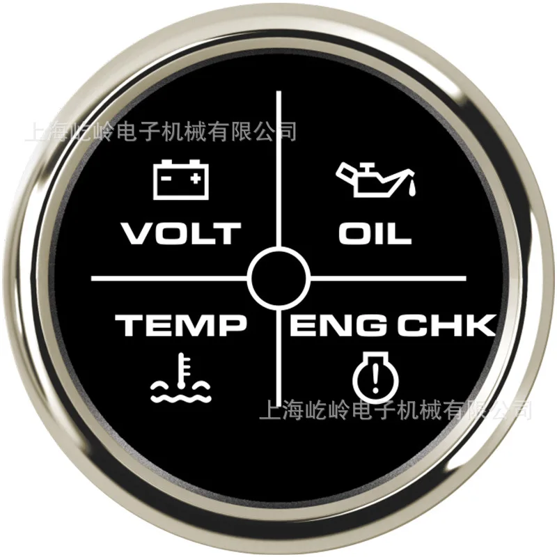 

Thread Mounted Multifunctional Meter Engine Malfunction/oil Pressure/voltage/water Temperature Mechanical Malfunction