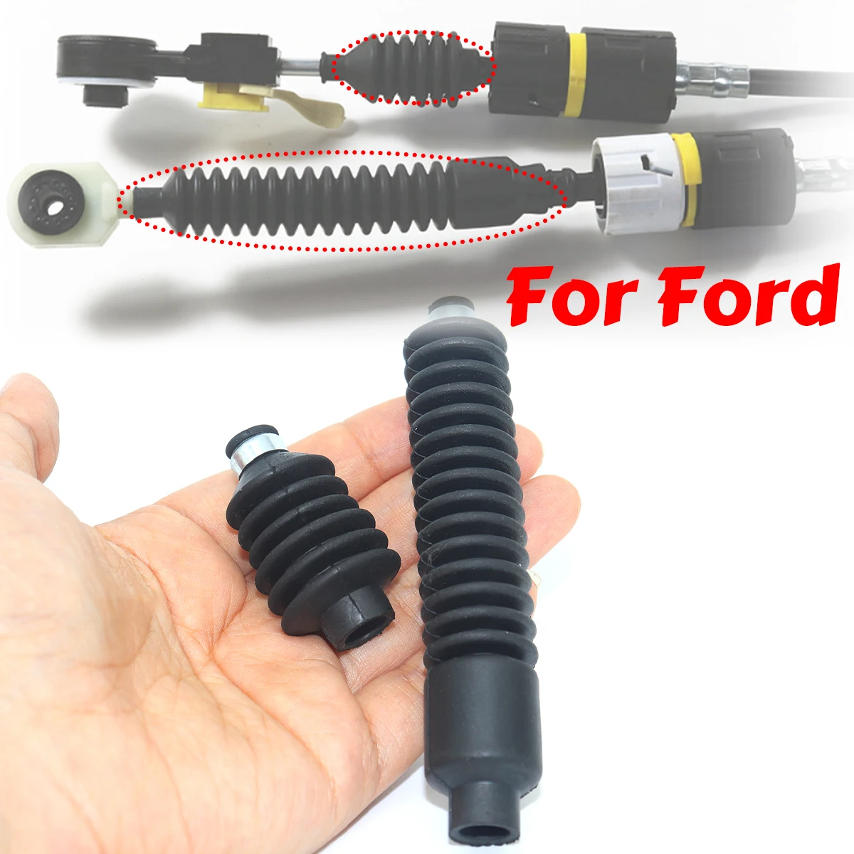 Shift Cable Linkage Control Shifter Lever Joint End Sealing Gaiters Bush Rod Connect Sleeve For Ford Focus Fiesta Fusion C-Max
